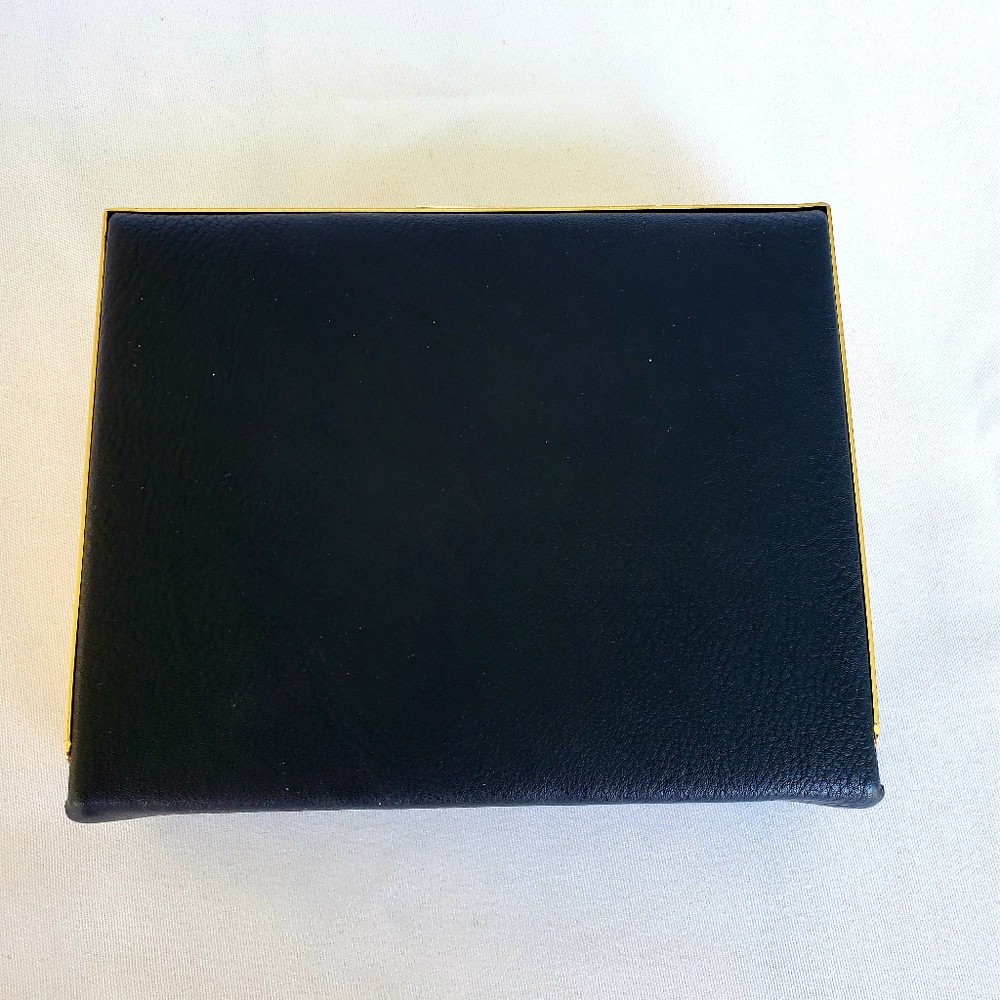 EUC Natasha Couture Black/Gold Clutch/Crossbody - Picture 4 of 5